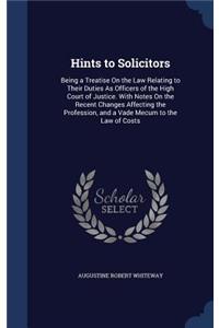 Hints to Solicitors