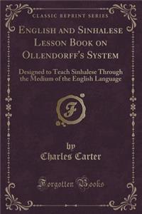 English and Sinhalese Lesson Book on Ollendorff's System