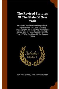 The Revised Statutes of the State of New York