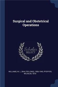Surgical and Obstetrical Operations