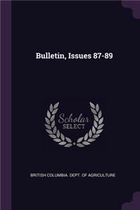 Bulletin, Issues 87-89