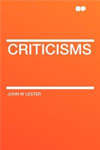Criticisms