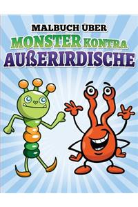 Malbuch Über Monster kontra Außerirdische
