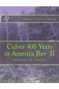 Culver 400 Years in America Revised