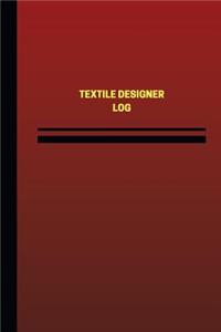 Textile Designer Log (Logbook, Journal - 124 pages, 6 x 9 inches)