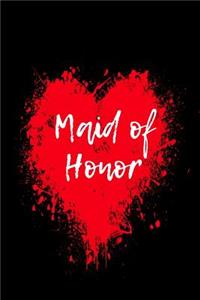 Maid of Honor: Blank Lined Journal