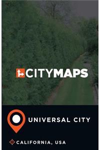 City Maps Universal City California, USA
