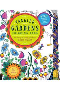 Tangled Gardens Coloring Book: 52 Intricate Tangle Drawings to Color with Pens, Markers, or Pencils