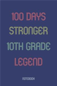 100 Days Stronger 10th Grade Legend