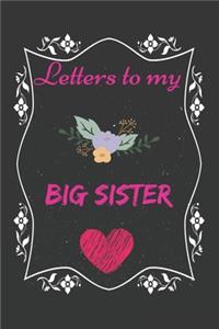 Letters To My big sister, Memory Book for big sister