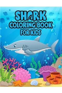 Shark Coloring Book For kids