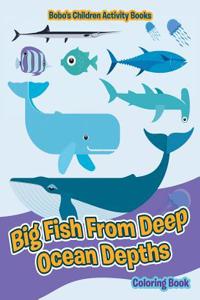 Big Fish from Deep Ocean Depths Coloring Book