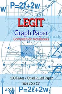 Legit Graph Paper Composition Notebooks