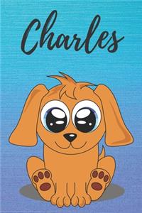 Charles dog coloring book / notebook / journal / diary