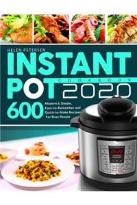 Instant Pot Cookbook 2020