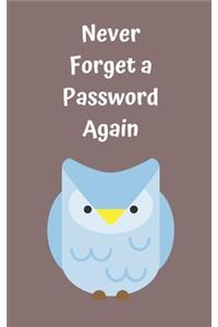 Never Forget A Password Again