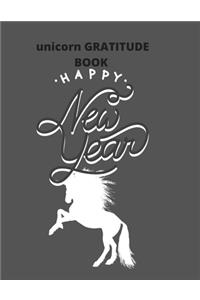 gratitude book gift unicorn