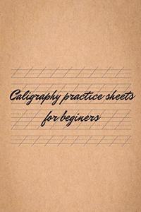 Caligraphy Practice Sheets for Beginers