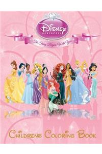 Disney Princess Children's Coloring Book