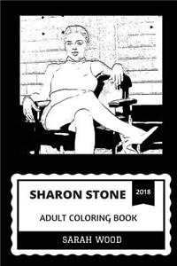 Sharon Stone Adult Coloring Book: Cultural Sex Symbol and Basic Instinct Star, Academy Award Nominee and Beautiful Fashion Model Inspired Adult Coloring Book