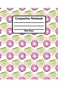Composition Notebook Wide Ruled