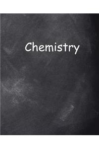 School Composition Book Chemistry Chalkboard Style 200 Pages