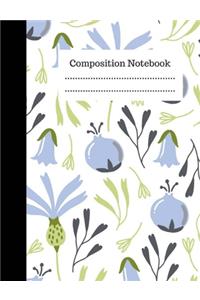 Composition Notebook: College Wide Ruled Book For School Size 7.44?x 9.6? (100 pages)