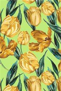 Yellow Tulips Design Journal: Dot Grid Journal