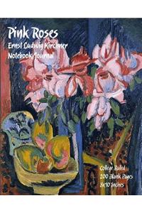 Pink Roses - Ernst Ludwig Kirchner - Notebook/Journal