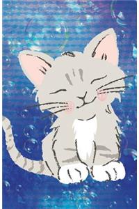 Bullet Journal for Cat Lovers Grey Kitten