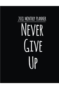 2018 Monthly Planner: Volume 7