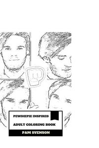 PewDiePie Inspired Adult Coloring Book