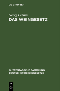 Das Weingesetz