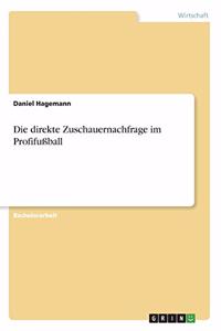 direkte Zuschauernachfrage im Profifußball