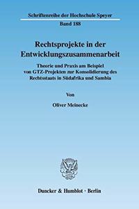 Rechtsprojekte in Der Entwicklungszusammenarbeit