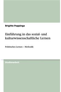 EinfÃ¼hrung in Das Sozial- Und Kulturwissenschaftliche Lernen