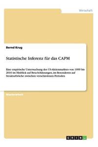 Statistische Inferenz für das CAPM