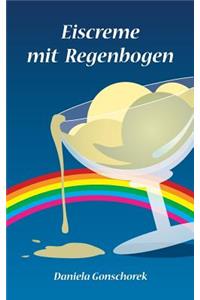 Eiscreme Mit Regenbogen