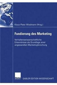 Fundierung Des Marketing