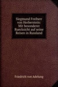 Siegmund Freiherr von Herberstein
