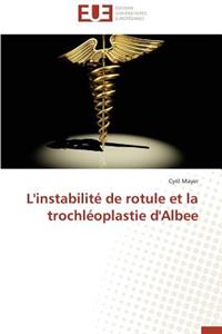 L'Instabilité de Rotule Et La Trochléoplastie d'Albee