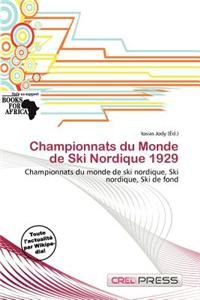Championnats Du Monde de Ski Nordique 1929