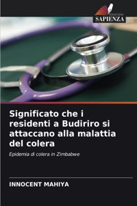 Significato che i residenti a Budiriro si attaccano alla malattia del colera