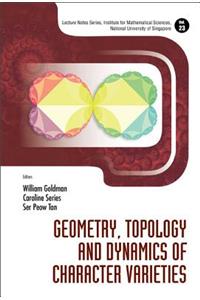 Geometry, Topology and Dynamics of Character Varieties