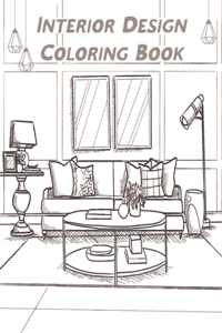 Interior Design Coloring Book