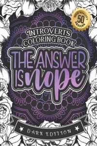 Introverts Coloring Book