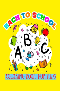 Back To School Coloring Book For Kids