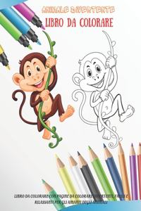 Animale divertente - Libro da colorare - Libro da colorare con pagine da colorare divertenti, facili e rilassanti per gli amanti degli animali