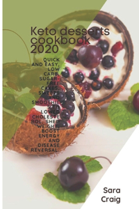 Keto desserts cookbook 2020