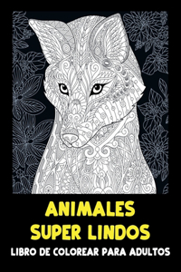 Animales super lindos - Libro de colorear para adultos